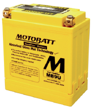 MotoBatt 12V/ 11Ah (P+L) MB9U 