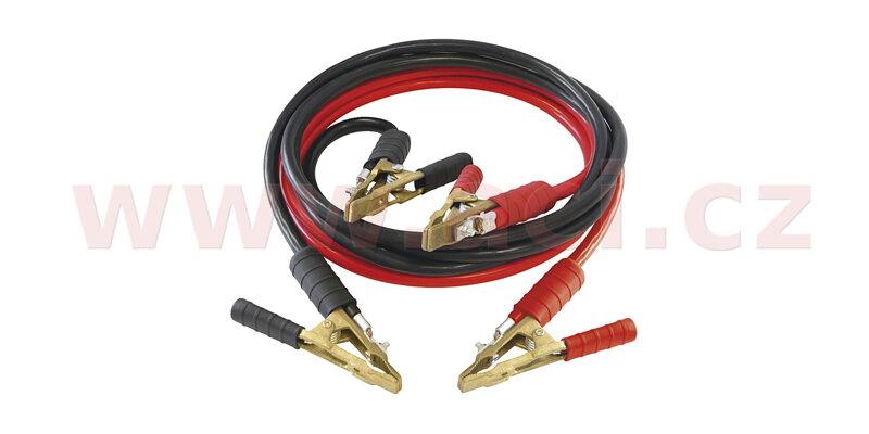 Štartovacie káble 1000 A, mosadzné svorky, dĺžka 4.5 m, prierez 50 mm2, GYS PRO